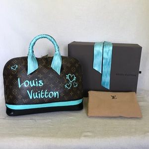 🎭 SOLD🎭 Custom LOUIS VUITTON Alma Bundle